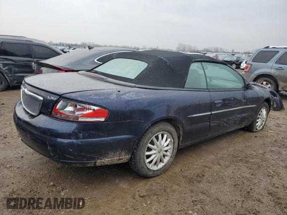 2002 Chrysler Sebring LXi with VIN 1C3EL55R82N171042, listed as a Copart auction lot 82014824 with 49,752 mi miles and Salvage Title. Bid and sale history available at DreamBid. Image 3.