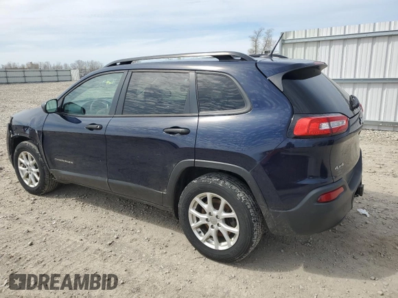 2016 Jeep Cherokee Sport with VIN 1C4PJMAB6GW265970, listed as a Copart auction lot 54427385 with 182,275 mi miles and Clean Title. Bid and sale history available at DreamBid. Image 2.