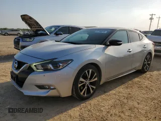 2017 Nissan Maxima Platinum with VIN 1N4AA6AP6HC447321, listed as a Copart auction lot 51198315 with 97,579 mi miles and Salvage title. Bid and sale history available at DreamBid. Image 1.