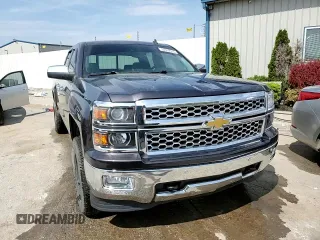 2014 Chevrolet Silverado 1500 LTZ with VIN 1GCVKSEC0EZ275367, listed as a Copart auction lot 53639515 with 126,415 mi miles and Salvage Title. Bid and sale history available at DreamBid. Image 13.