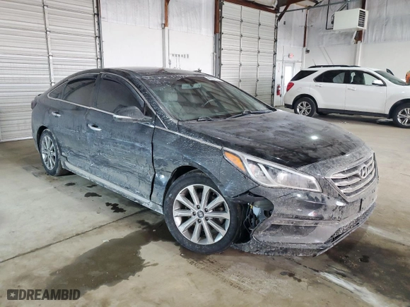 2016 Hyundai Sonata 2.4L Sport with VIN 5NPE34AF4GH356763, listed as a Copart auction lot 46687615 with 55,702 mi miles and Salvage Title. Bid and sale history available at carsss.com. Image 4.