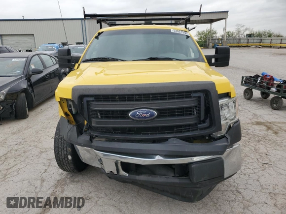 2014 Ford F-150 XL with VIN 1FTMF1CM9EKD28260, listed as a Copart auction lot 53621295 with 130,376 mi miles and Salvage Title. Bid and sale history available at carsss.com. Image 5.