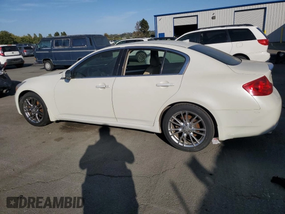 2008 Infiniti G35 Journey with VIN JNKBV61E78M200268, listed as a Copart auction lot 60559905 with Not provided miles and Salvage title. Bid and sale history available at DreamBid. Image 2.