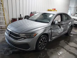 2024 Volkswagen Jetta S with VIN 3VW5M7BU4RM010489, listed as a IAAI auction lot 37960339 with 5,107 mi miles and . Bid and sale history available at DreamBid. Image 2.