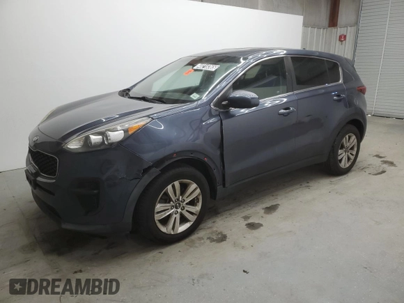 2018 Kia Sportage LX with VIN KNDPM3AC3J7481996, listed as a Copart auction lot 48218365 with 113,007 mi miles and Clean Title. Bid and sale history available at DreamBid. Image 1.