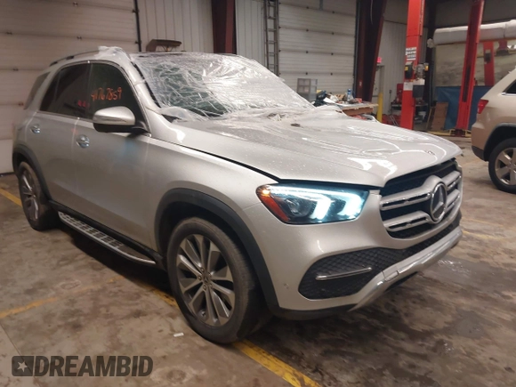 2020 Mercedes-Benz GLE 350 with VIN 4JGFB4KB3LA086666, listed as a IAAI auction lot 41767859 with 134,106 mi miles and . Bid and sale history available at DreamBid. Image 1.