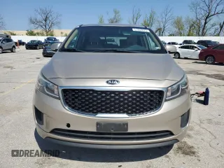 2017 Kia Sedona LX with VIN KNDMB5C17H6228387, listed as a Copart auction lot 51953475 with 131,202 mi miles and Salvage Title. Bid and sale history available at carsss.com. Image 5.