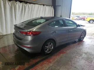 2018 Hyundai Elantra SEL with VIN 5NPD84LF4JH246099, listed as a Copart auction lot 55792465 with 59,214 mi miles and Salvage Title. Bid and sale history available at DreamBid. Image 3.