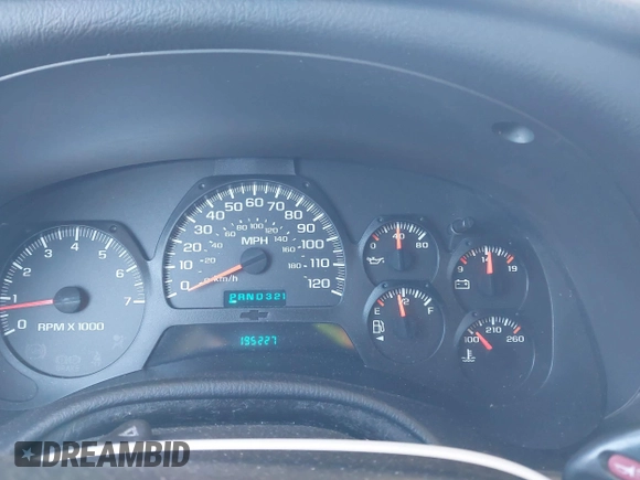 2005 Chevrolet TrailBlazer LT with VIN 1GNDT13S552203593, listed as a IAAI auction lot 41833044 with 195,227 mi miles and . Bid and sale history available at DreamBid. Image 7.