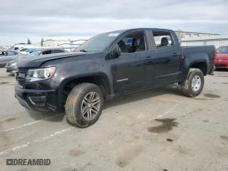 2020 Chevrolet Colorado 2WD Work Truck with VIN 1GCGSBENXL1246335, listed as a Copart auction lot 45099635 with 41,788 mi miles and Salvage Title. Bid and sale history available at carsss.com. Image 1.