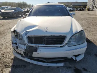 2002 Mercedes-Benz S-Class 4.3L with VIN WDBNG70J42A284800, listed as a Copart auction lot 87298664 with 186,866 mi miles and Salvage Title. Bid and sale history available at carsss.com. Image 5.