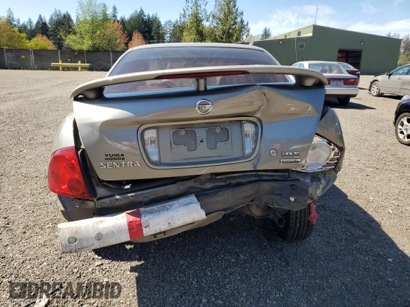 2006 Nissan Sentra S with VIN 3N1CB51D76L523388, listed as a Copart auction lot 53747575 with 156,710 mi miles and Salvage Title. Bid and sale history available at DreamBid. Image 6.