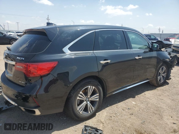 2017 Acura MDX with VIN 5FRYD4H3XHB020667, listed as a Copart auction lot 54732075 with 91,978 mi miles and Salvage title. Bid and sale history available at DreamBid. Image 3.