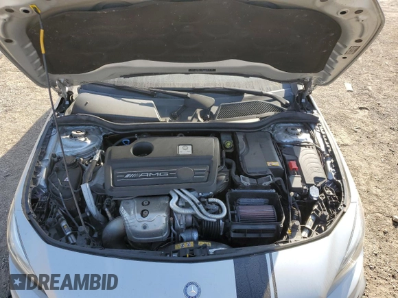 2015 Mercedes-Benz CLA 45 AMG with VIN WDDSJ5CB0FN198211, listed as a Copart auction lot 74825184 with 98,181 mi miles and Salvage Title. Bid and sale history available at DreamBid. Image 11.