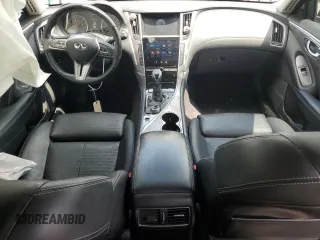 2019 Infiniti Q50 Luxe with VIN JN1EV7AR7KM591889, listed as a Copart auction lot 61304425 with 73,712 mi miles and Salvage title. Bid and sale history available at DreamBid. Image 8.