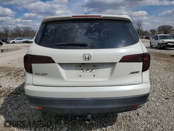 2016 Honda Pilot EX-L with VIN 5FNYF6H7XGB043620, listed as a Copart auction lot 49893165 with 165,474 mi miles and Salvage Title. Bid and sale history available at carsss.com. Image 6.