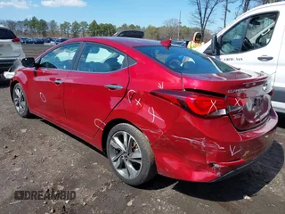 2015 Hyundai Elantra SE z VIN 5NPDH4AE1FH640919, wystawiony jako IAAI lot #41882093 z przebiegiem 121 987 mil mil oraz . Historia ofert i sprzedaży dostępna na DreamBid. Obrazek 3.
