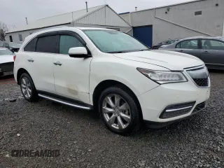 2015 Acura MDX Advance with VIN 5FRYD4H87FB031277, listed as a Copart auction lot 51446755 with 131,059 mi miles and Salvage title. Bid and sale history available at DreamBid. Image 4.
