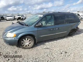 2007 Chrysler Town & Country LWB Touring with VIN 2A4GP54LX7R243272, listed as a Copart auction lot 78666114 with 130,543 mi miles and Salvage Title. Bid and sale history available at carsss.com. Image 1.