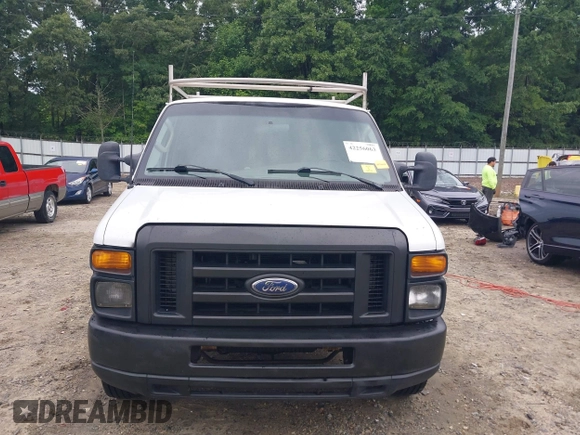 2008 Ford Econoline Cargo Commercial with VIN 1FTNE14W88DA06788, listed as a IAAI auction lot 42256063 with 158,974 mi miles and . Bid and sale history available at DreamBid. Image 12.