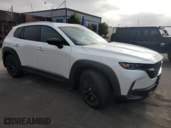 2025 Mazda CX-50 S Preferred z VIN 7MMVABBM5SN336859, wystawiony jako Copart lot #54243685 z przebiegiem 1 281 mil mil oraz Szkoda całkowita • Salvage title. Historia ofert i sprzedaży dostępna na DreamBid. Obrazek 4.