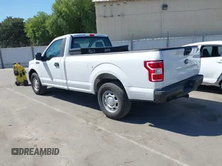 2018 Ford F-150 XL with VIN 1FTMF1CB1JKC01852, listed as a IAAI auction lot 42449112 with 99,105 mi miles and . Bid and sale history available at DreamBid. Image 3.