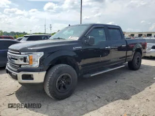 2020 Ford F-150 XL with VIN 1FTFW1E58LKD63318, listed as a Copart auction lot 55395315 with 93,096 mi miles and Salvage title. Bid and sale history available at DreamBid. Image 1.