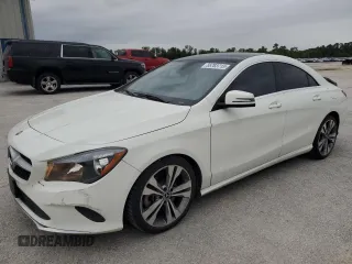 2018 Mercedes-Benz CLA 250 z VIN WDDSJ4EB1JN535257, wystawiony jako Copart lot #55783715 z przebiegiem 82 829 mil mil oraz Szkoda całkowita • Salvage title. Historia ofert i sprzedaży dostępna na DreamBid. Obrazek 1.