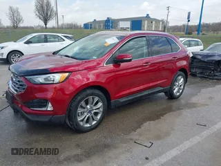 2019 Ford Edge Titanium with VIN 2FMPK4K95KBC76005, listed as a IAAI auction lot 41827772 with 39,476 mi miles. Bid and sale history available at carsss.com. Image 18.