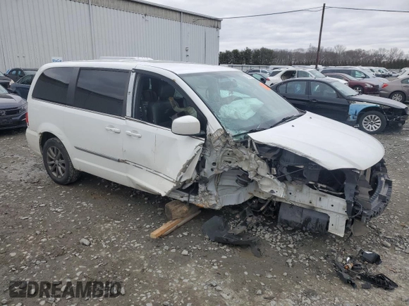 2016 Chrysler Town & Country S with VIN 2C4RC1HG0GR158750, listed as a Copart auction lot 47882995 with 0 mi miles and Salvage Title. Bid and sale history available at carsss.com. Image 4.