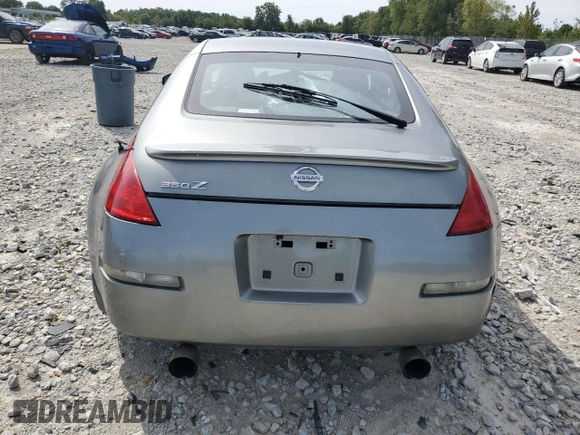 2005 Nissan 350Z with VIN JN1AZ34D05M606703, listed as a Copart auction lot 69631414 with 133,519 mi miles and Salvage Title. Bid and sale history available at DreamBid. Image 6.