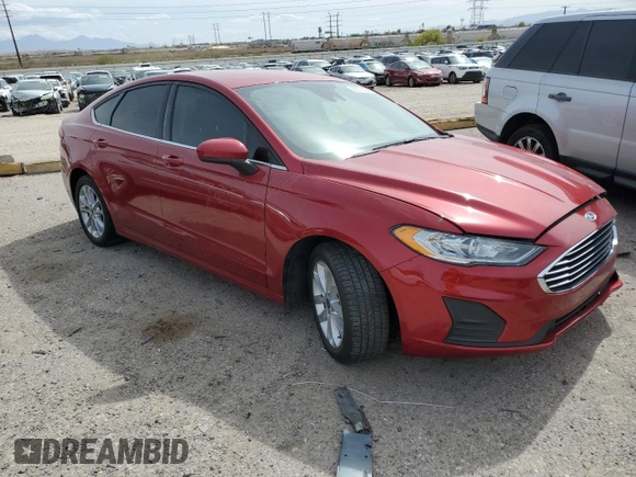 2020 Ford Fusion Hybrid SE with VIN 3FA6P0LU2LR219735, listed as a Copart auction lot 50076395 with 29,008 mi miles and Salvage Title. Bid and sale history available at carsss.com. Image 4.