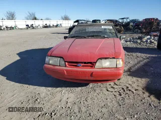 1992 Ford Mustang with VIN 1FACP44M2NF114167, listed as a Copart auction lot 83254224 with 35,482 mi miles and Clean title. Bid and sale history available at DreamBid. Image 5.