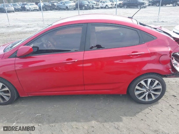 2017 Hyundai Accent Value Edition with VIN KMHCT4AE5HU277586, listed as a IAAI auction lot 41329279 with NaN miles. Bid and sale history available at carsss.com. Image 14.