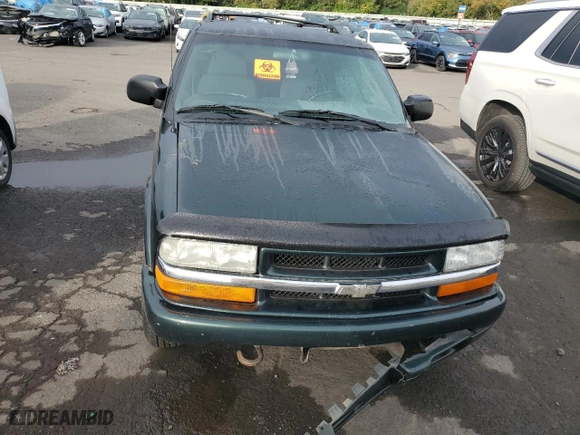 2003 Chevrolet Blazer LS with VIN 1GNDT13X43K162107, listed as a Copart auction lot 74463044 with 203,004 mi miles and Salvage Title. Bid and sale history available at carsss.com. Image 5.