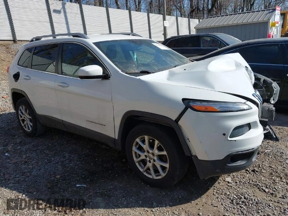 2015 Jeep Cherokee Latitude with VIN 1C4PJMCS7FW503594, listed as a IAAI auction lot 41792820 with 77,325 mi miles. Bid and sale history available at carsss.com. Image 1.