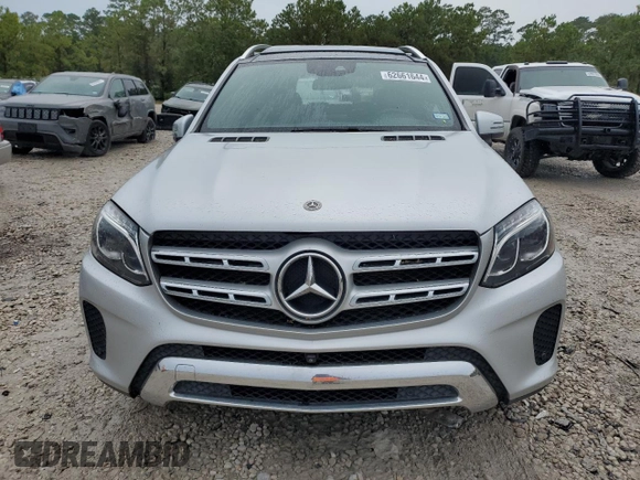 2018 Mercedes-Benz GLS 450 with VIN 4JGDF6EE3JB122053, listed as a Copart auction lot 62661644 with 57,757 mi miles and Salvage Title. Bid and sale history available at DreamBid. Image 5.