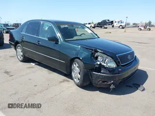 2001 Lexus LS 430 z VIN JTHBN30F810045610, wystawiony jako IAAI lot #42004279 z przebiegiem 143 497 mil mil oraz . Historia ofert i sprzedaży dostępna na DreamBid. Obrazek 1.