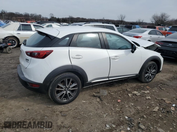 2016 Mazda CX-3 Grand Touring with VIN JM1DKBD72G0125977, listed as a Copart auction lot 45632555 with Not Provided miles and Salvage Title. Bid and sale history available at carsss.com. Image 3.