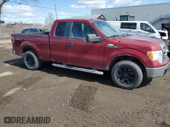 2013 Ford F-150 XL with VIN 1FTFX1EF0DFB86523, listed as a Copart auction lot 53498135 with 460,305 mi miles and Salvage title. Bid and sale history available at DreamBid. Image 4.