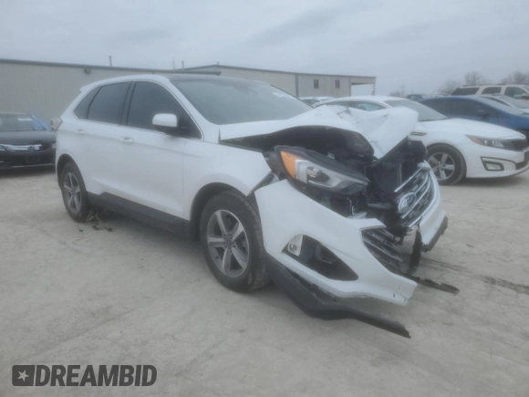 2021 Ford Edge SEL with VIN 2FMPK4J98MBA36614, listed as a Copart auction lot 44754445 with 0 mi miles and Salvage Title. Bid and sale history available at carsss.com. Image 4.