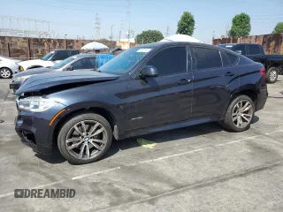 2016 BMW X6 xDrive50i with VIN 5UXKU6C5XG0R99968, listed as a Copart auction lot 69891554 with 109,891 mi miles and Salvage Title. Bid and sale history available at carsss.com. Image 1.