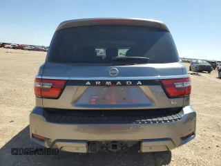 2022 Nissan Armada SL with VIN JN8AY2BD0N9675668, listed as a Copart auction lot 68256954 with 35,908 mi miles and Salvage Title. Bid and sale history available at carsss.com. Image 6.