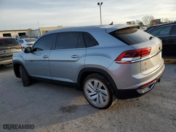 2021 Volkswagen Atlas Cross Sport 3.6L V6 SE w/Technology with VIN 1V2HE2CA7MC204933, listed as a Copart auction lot 80490434 with 35,721 mi miles and Salvage Title. Bid and sale history available at carsss.com. Image 2.