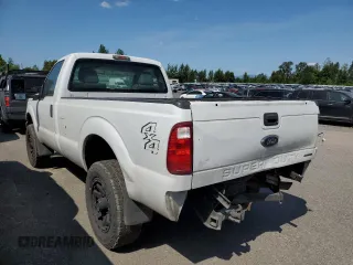 2014 Ford F-250 XL with VIN 1FTBF2B61EEB69314, listed as a Copart auction lot 57801965 with 165,016 mi miles and Salvage title. Bid and sale history available at DreamBid. Image 2.