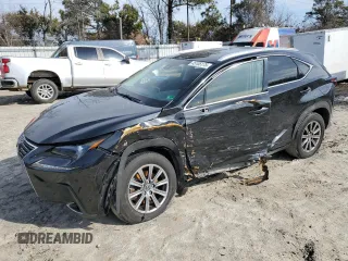 2019 Lexus NX with VIN JTJYARBZ3K2125126, listed as a Copart auction lot 45105175 with 93,509 mi miles and Salvage Title. Bid and sale history available at carsss.com. Image 1.