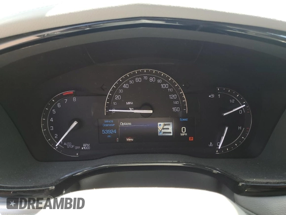 2017 Cadillac XT5 Luxury FWD with VIN 1GYKNBRS1HZ209632, listed as a Copart auction lot 54726155 with 53,924 mi miles and Clean Title. Bid and sale history available at DreamBid. Image 9.