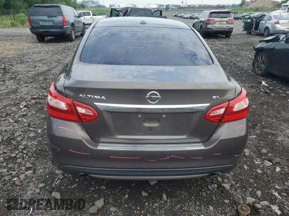 2017 Nissan Altima SV with VIN 1N4AL3AP0HC124410, listed as a Copart auction lot 62741545 with 106,834 mi miles and Salvage title. Bid and sale history available at DreamBid. Image 6.