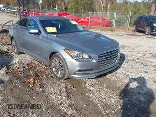 2016 Hyundai Genesis 3.8L z VIN KMHGN4JEXGU131372, wystawiony jako IAAI lot #41091057 z przebiegiem 111 229 mil mil oraz . Historia ofert i sprzedaży dostępna na DreamBid. Obrazek 1.