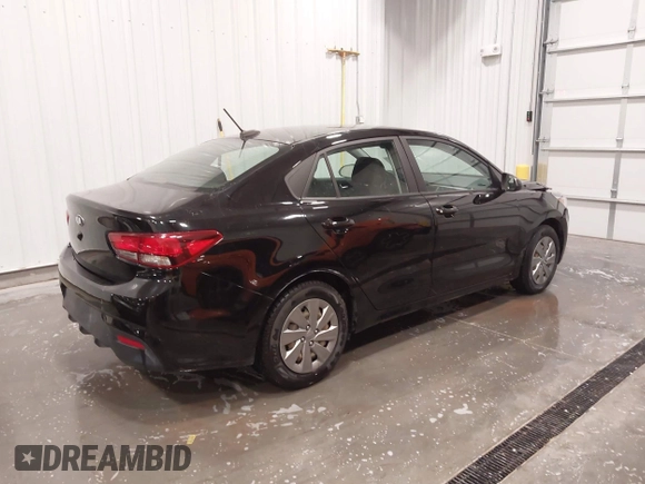 2020 Kia Rio LX with VIN 3KPA24AD1LE308880, listed as a IAAI auction lot 41827075 with 52,070 mi miles. Bid and sale history available at carsss.com. Image 4.